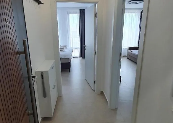 Sunshine Rose - Sea View, Neubau, Luxus Apartman Szveti Vlasz