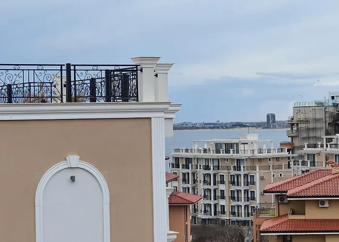 Sunshine Rose - Sea View, Neubau, Luxus Apartman Szveti Vlasz